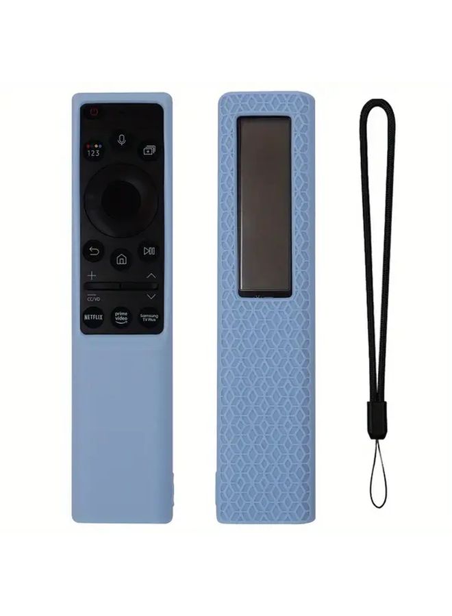 Luminous Blue Silicone Remote Control Cover for Samsung BN59 01357 Solar Smart TV - Image 1