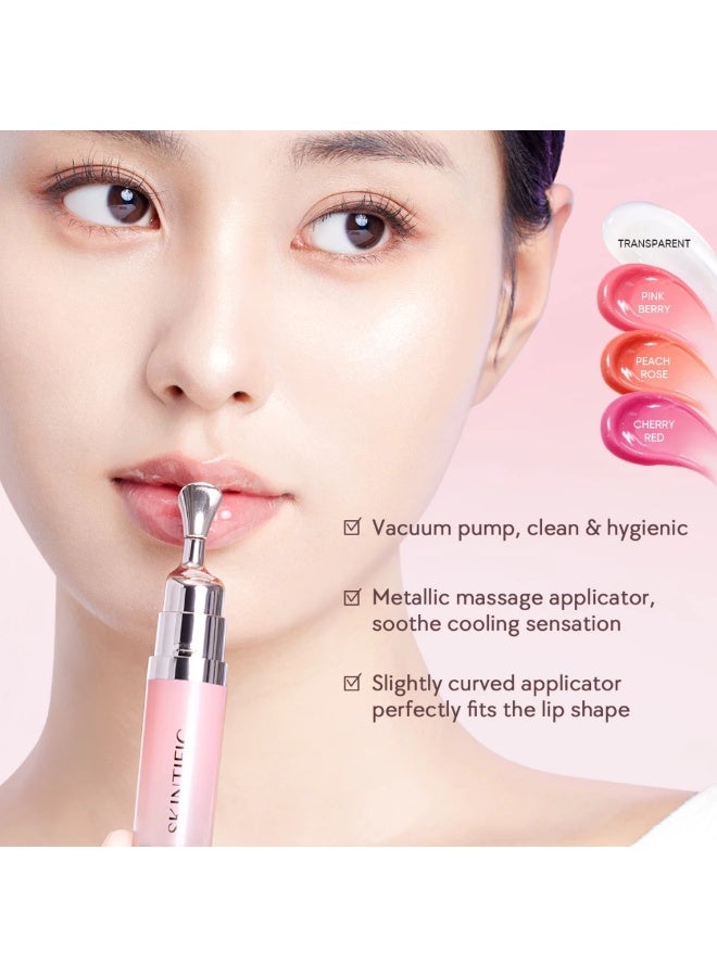 SKINTIFIC Peptide Nourishing Lip Serum Duo – Coral Rose & Clear | Brighten, Smooth & Hydrate Lips - Image 2