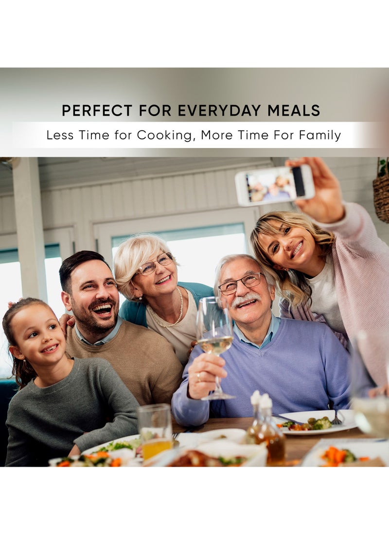 ROKO 3D Digital Air Fryer – 8-in-1 Multi-Function Kitchen Appliance | Air Fry, Bake, Roast & More | Oil-Free Cooking for Healthy Meals | User-Friendly Digital Controls, Preset Cooking Modes, Adjustable Timer | Easy to Clean Nonstick Basket | Modern Black Matte Look - pzsku/ZF9CE82BFC3CDF93EBFA9Z/45/_/1739788479/5301aa00-bc59-4d53-bc58-46c23768f3b5