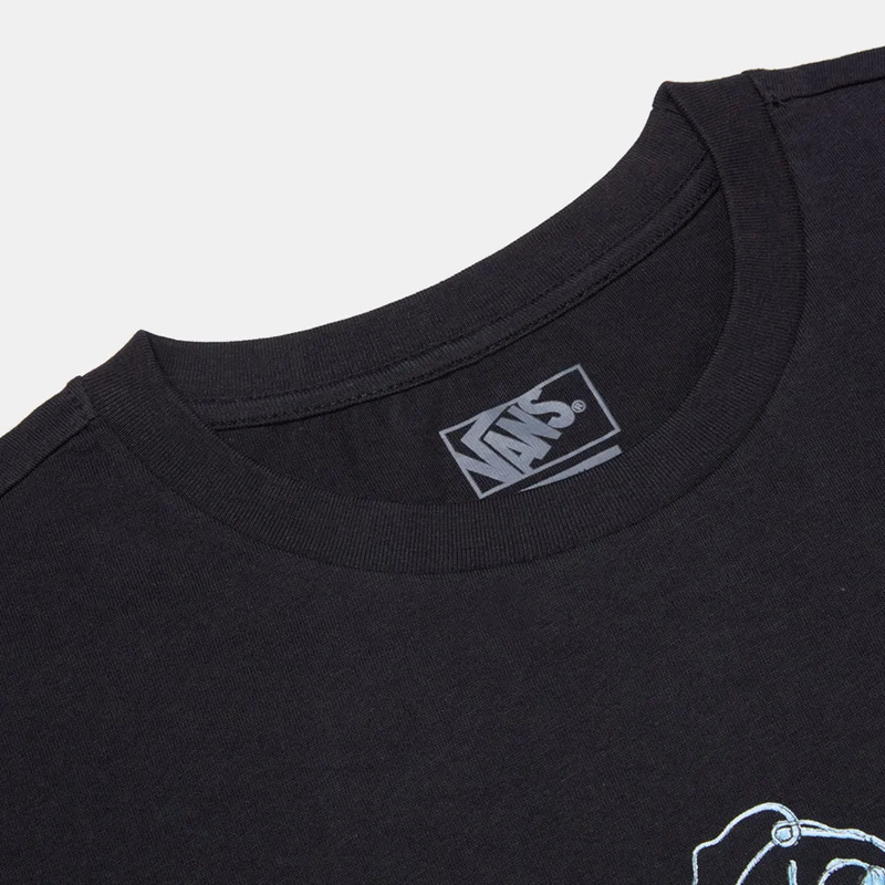 VANS Black Women's Grinning Face Crop Top for Women | Best Price UAE