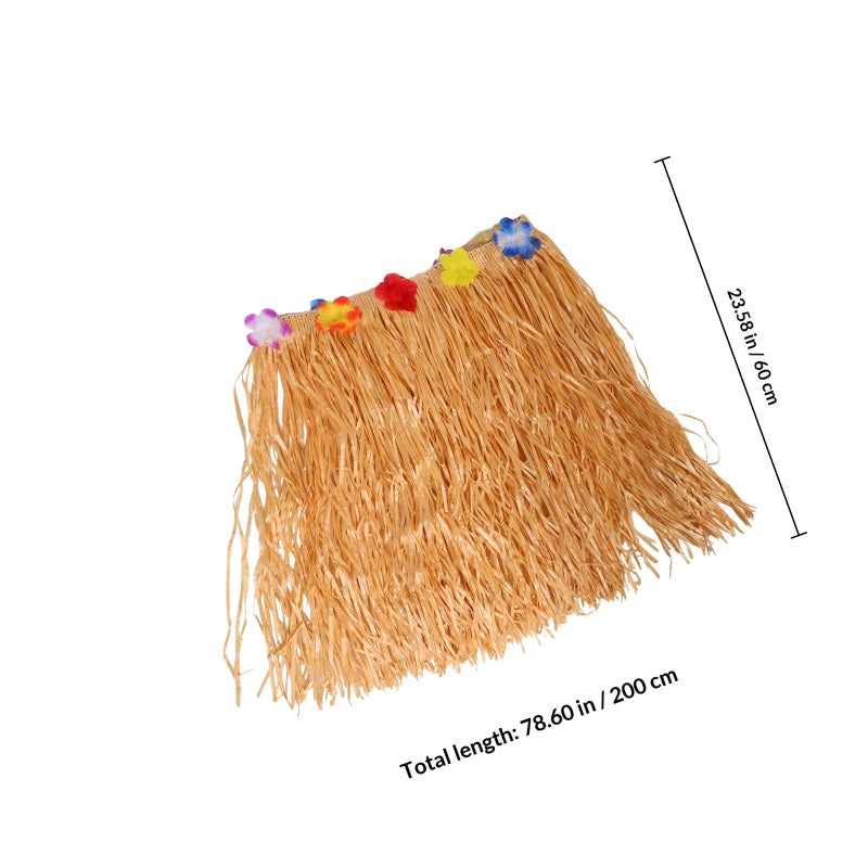Hawaiian Party Table Skirt Hawaiian Luau Table Skirt Table Decoration Tropical Party Decor - Image 2