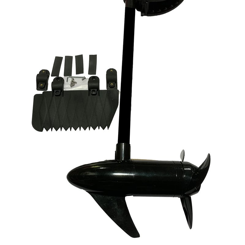 NyVoozy Rudder Clamp for 24 to 55" Trolling Motors, Kayak Rudder Kit for Kayak, Canoe, Angling Boat, Canoe, Jon Boat - Image 5