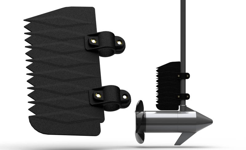 NyVoozy Rudder Clamp for 24 to 55" Trolling Motors, Kayak Rudder Kit for Kayak, Canoe, Angling Boat, Canoe, Jon Boat - Image 1