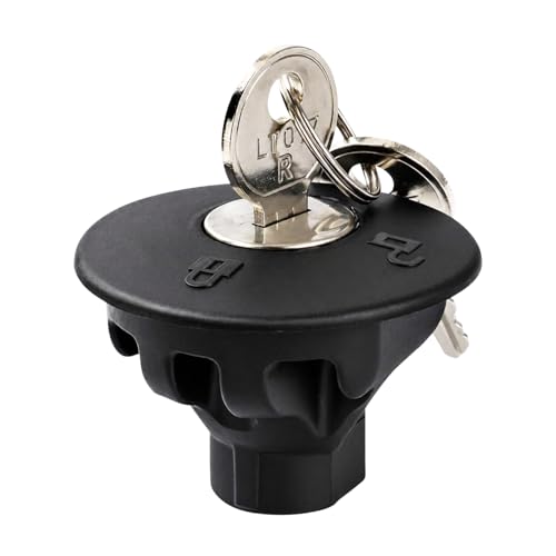 AUTO OCCASION Locking Gas Fuel Tank Plug Cover Cap w2 Keys Replacement for Dodge F150 Ford 8U5Z9C268B - Image 1