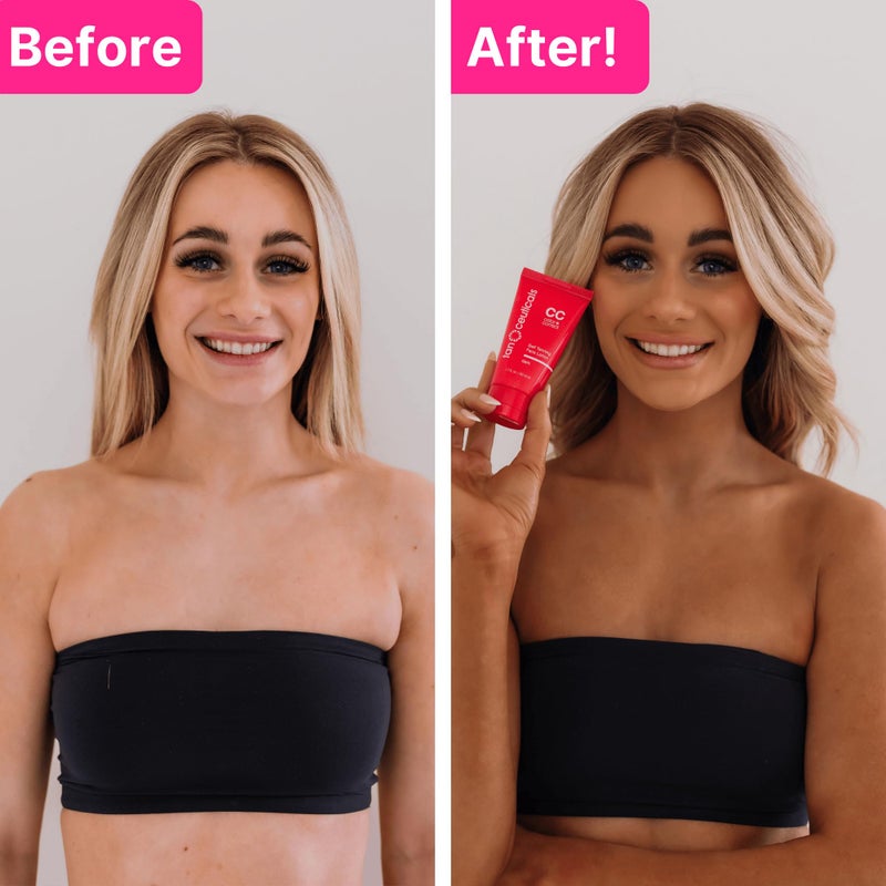 Tanceuticals Facial Self Tanner - Self Tanning Lotion for Face Gives Natural, Long Lasting Sunless Tan - Fresh Coconut Scent - Wonâ€™t Clog Pores or Cause Acne - Easy to Apply - 1.7 oz (Dark) - Image 5