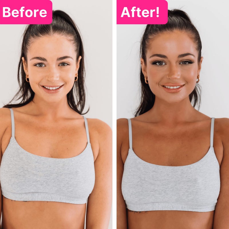 Tanceuticals Facial Self Tanner - Self Tanning Lotion for Face Gives Natural, Long Lasting Sunless Tan - Fresh Coconut Scent - Wonâ€™t Clog Pores or Cause Acne - Easy to Apply - 1.7 oz (Dark) - Image 3