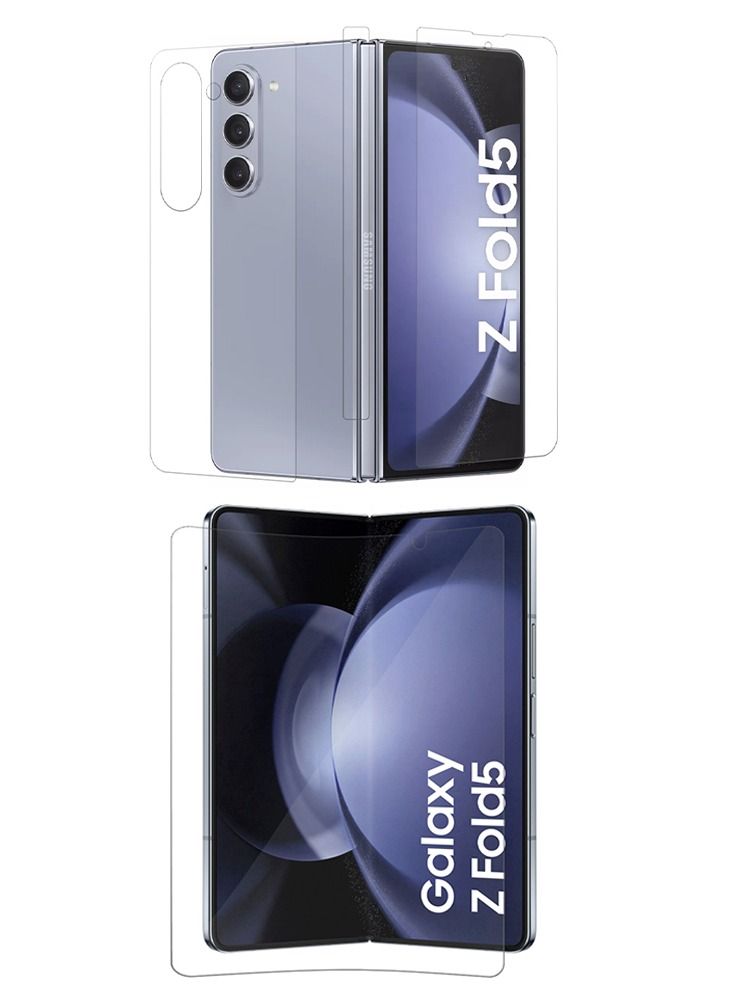 CATANES Samsung Galaxy Z Fold 5 Screen Protcetor Scratch and Shatter Resistant Anti Bubble Glass - Image 5