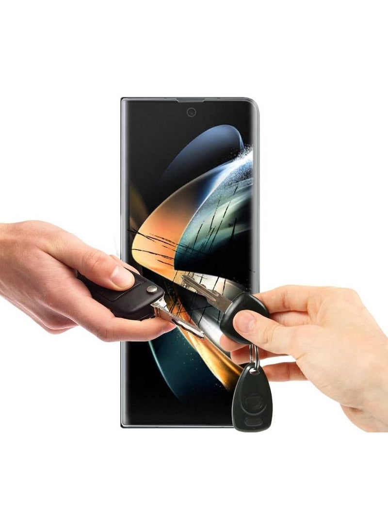 CATANES Samsung Galaxy Z Fold 5 Screen Protcetor Scratch and Shatter Resistant Anti Bubble Glass - Image 4