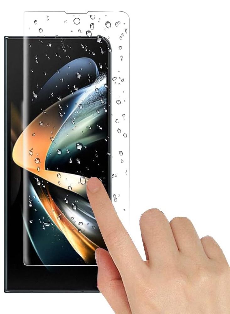 CATANES Samsung Galaxy Z Fold 5 Screen Protcetor Scratch and Shatter Resistant Anti Bubble Glass - Image 3