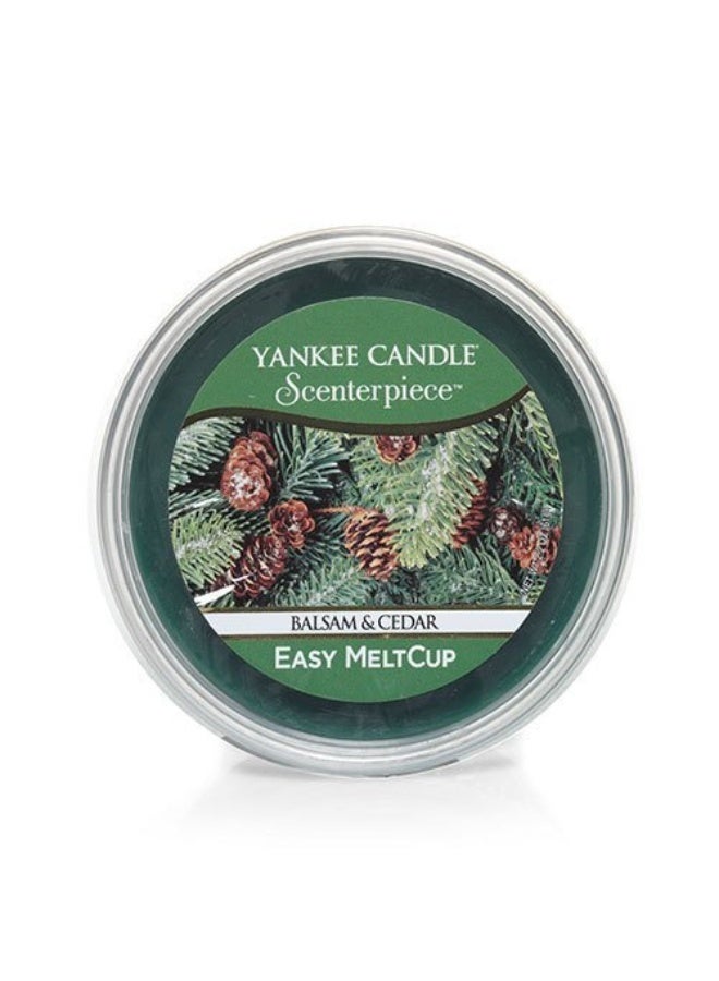 YANKEE CANDLE Scenterpiece Easy MeltCup 2.2oz - Yankee Candle Balsam & Cedar