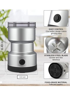 Denx Lightweight and multi-functional stainless steel portable mini coffee grinder for coffee beans and spices  - Image 3