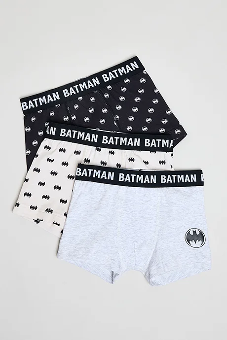 R&b 3 Pack Batman Print Briefs