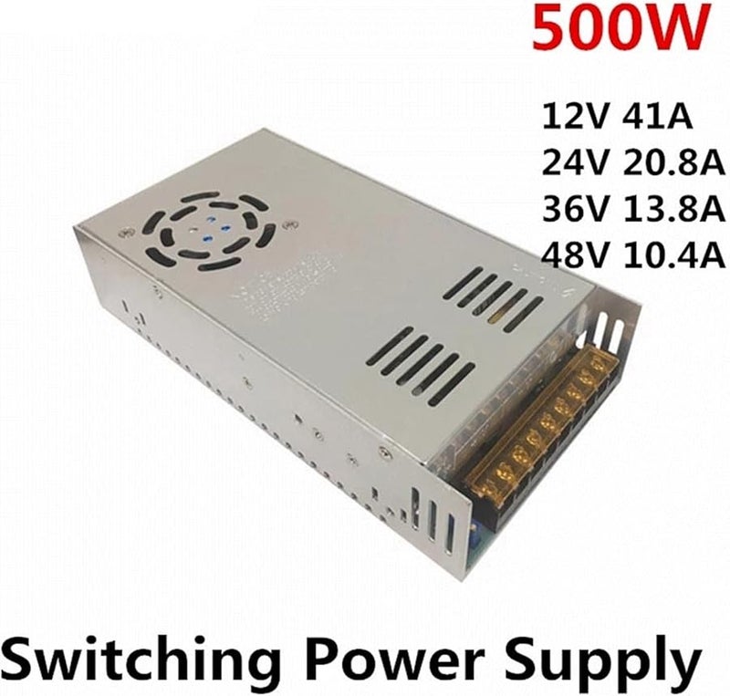 36V 13.8A 500W Switching Power Supply AC 110V 220V to DC 12V 24V 48V for CNC LED Light - Image 3