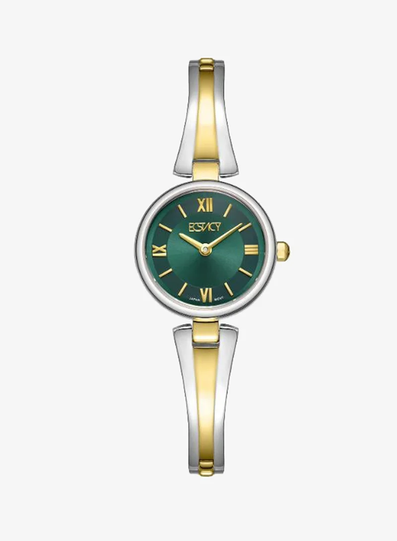 إكستاسي Women's Stainless Steel Analog Watch E25509-TBTG - 24mm mm