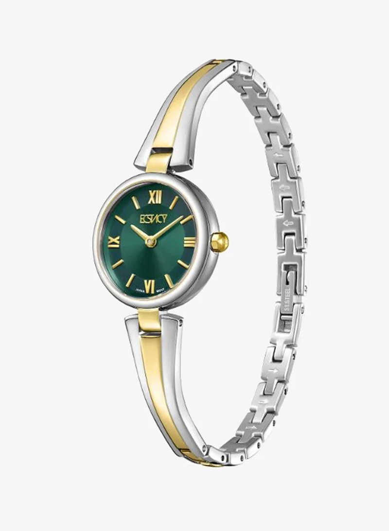 إكستاسي Women's Stainless Steel Analog Watch E25509-TBTG - 24mm mm