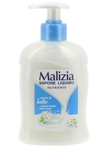 Malizia Malizia: Liquid Soap Milk Cream 300 ml / 10.14 fl.oz, pack of 2 