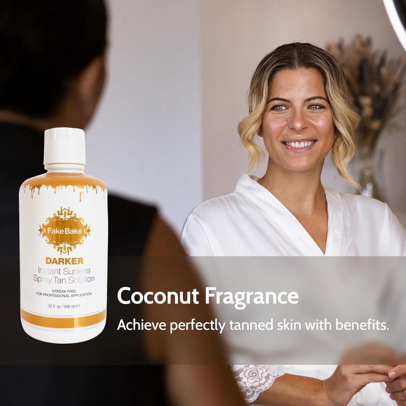 Fake Bake Darker Instant Sunless Spray Tan Solution - 32 oz - Image 4