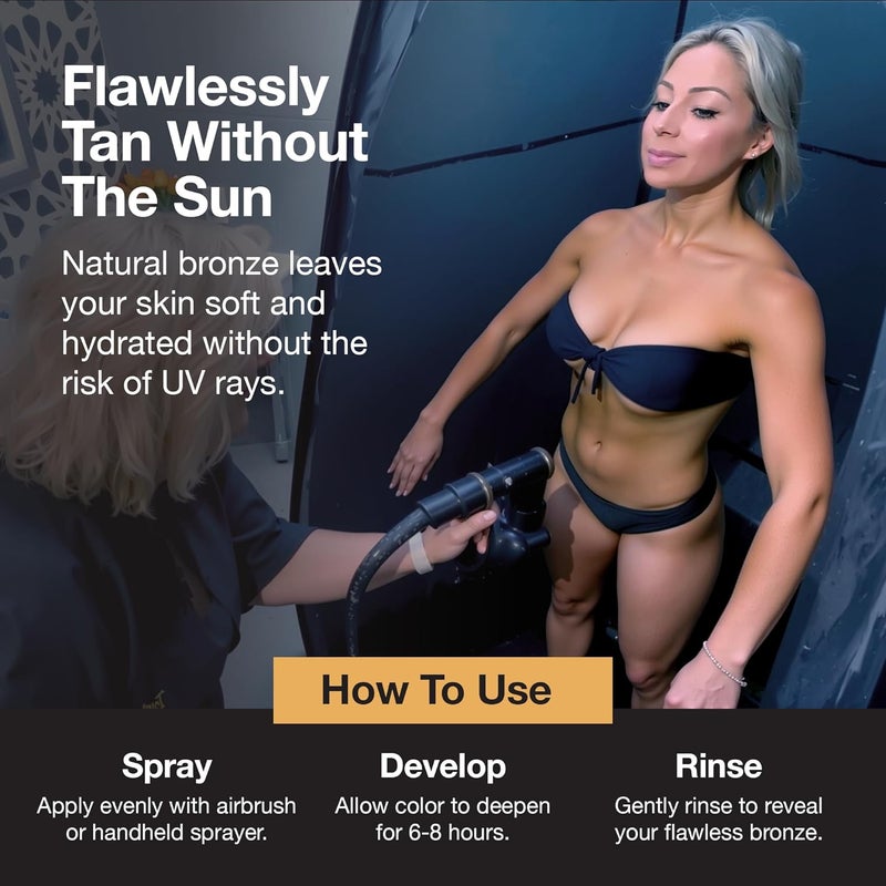 Fake Bake Darker Instant Sunless Spray Tan Solution - 32 oz - Image 3