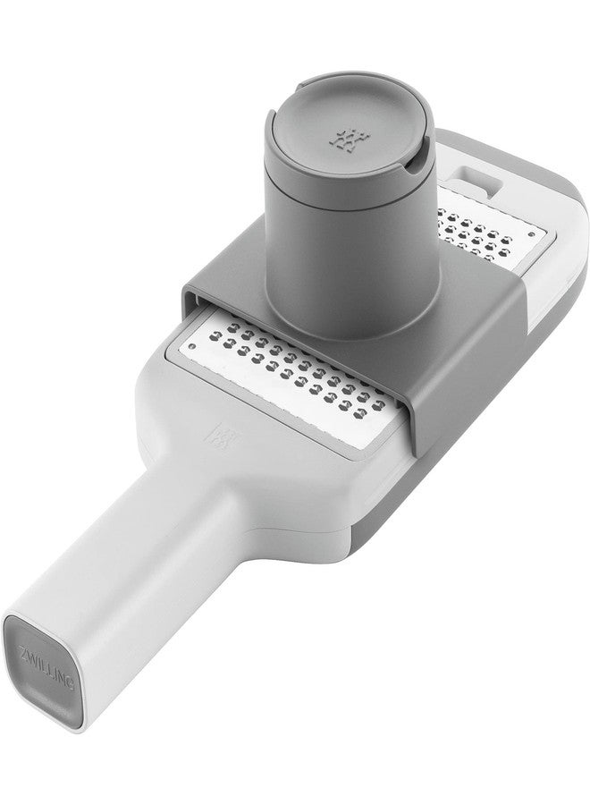 ZWILLING Z-Cut Multifunctional Grater, Mandoline, Faster Grating Technology, Zester, Rasp Grater, Slicer, Finger Guard,Grey - Image 1