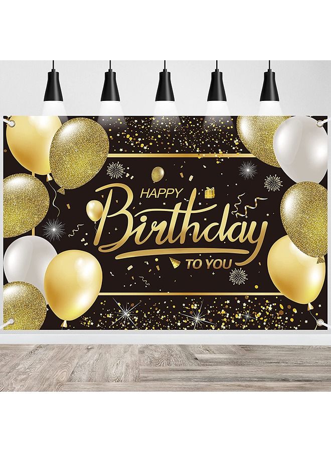 UP TO DATE A decorative background for the birthday occasion with the phrase “Happy Birthday” - Image 1