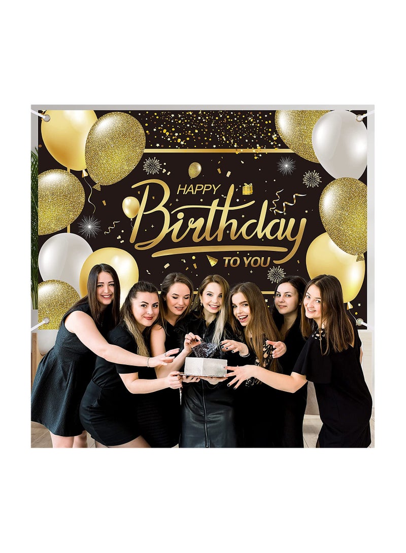 UP TO DATE A decorative background for the birthday occasion with the phrase “Happy Birthday” - Image 2