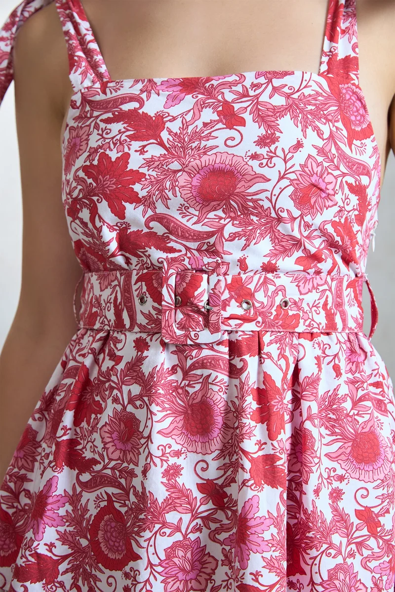 Virgio Floral Tiered Dress