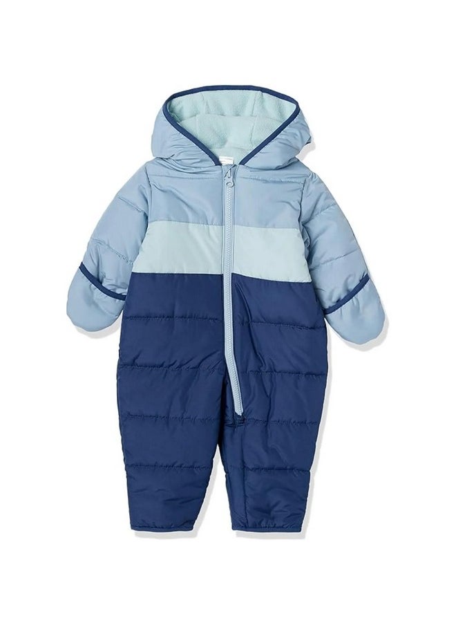 Simple Joys by Carter's Simple Joys by Carter's Baby One-Piece Snowsuit Bunting, Blue, 18 Months  - Image 1