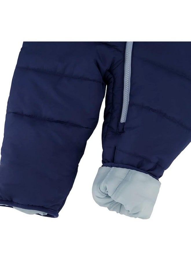 Simple Joys by Carter's Simple Joys by Carter's Baby One-Piece Snowsuit Bunting, Blue, 18 Months  - Image 3