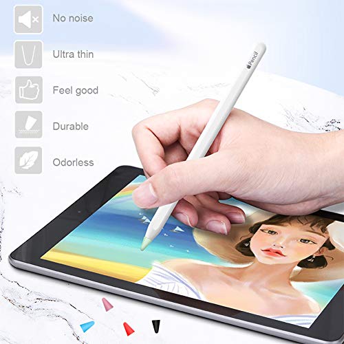 YINVA Cover Compatible with Apple Pencil Tips Silicone Nib Cap Accessories for Apple Pencil 1st and 2nd Generation(30 PCS,Black) - Image 3