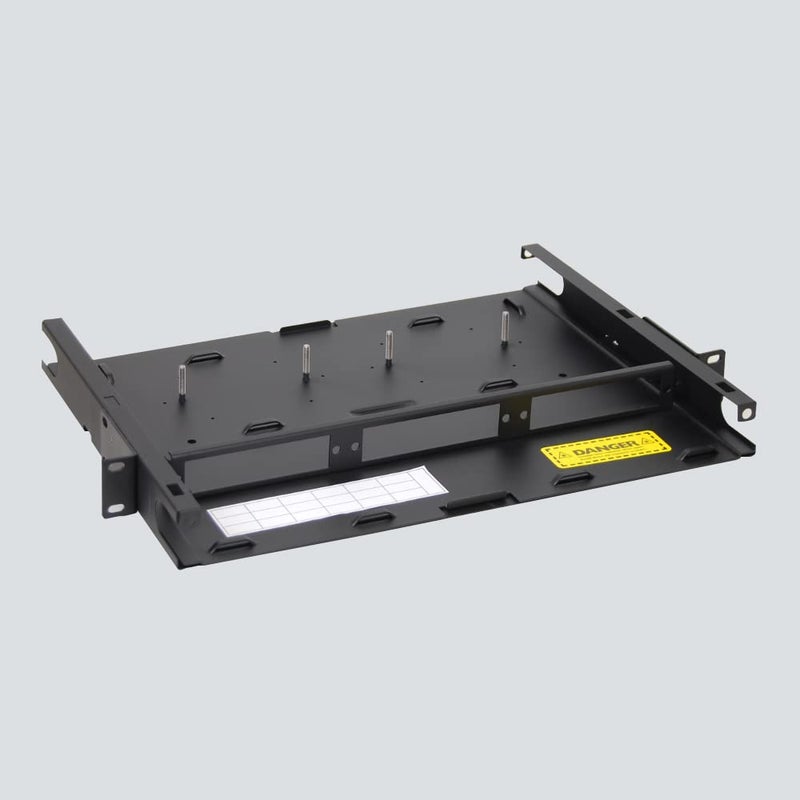 ICC 1U Fiber Optic Rack Mount Enclosure - 3 Slots for LGX Compatible Adapter Panels or Cassettes, Supports up to 72 Fibers, Fits 19-Inch Racks, Secure Fiber Management Solution, ICFORE31RM - Image 2