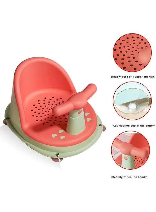 erorex Baby Bath Seat Toddler Child Bathtub Seat For Sit Up Portable Toddler Bath Ring Chair For Sitting - Image 4