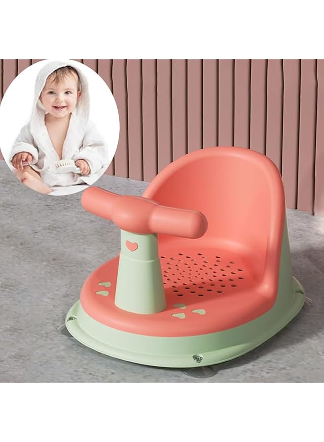 erorex Baby Bath Seat Toddler Child Bathtub Seat For Sit Up Portable Toddler Bath Ring Chair For Sitting - Image 1