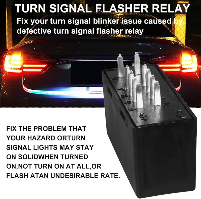 mooncar 15231201 Hazard Warning LED Turn Signal Flasher for Multiple Vehicle Models - Image 2