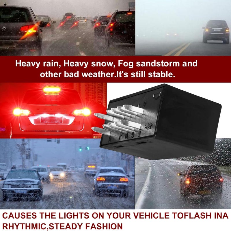 mooncar 15231201 Hazard Warning LED Turn Signal Flasher for Multiple Vehicle Models - Image 4