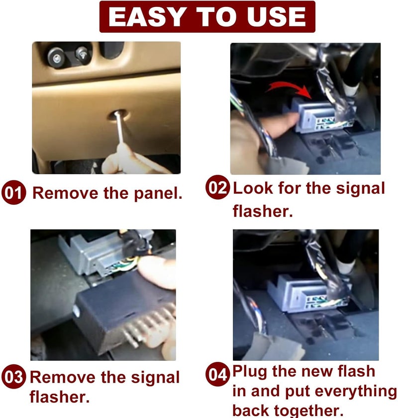 mooncar 15231201 Hazard Warning LED Turn Signal Flasher for Multiple Vehicle Models - Image 5