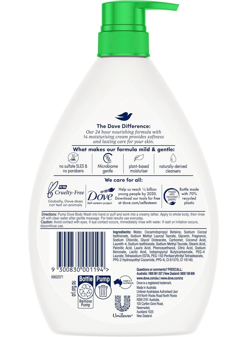 Dove Fresh Touch Body Wash Cucumber And Green Tea Scent 1000 ML - Image 3