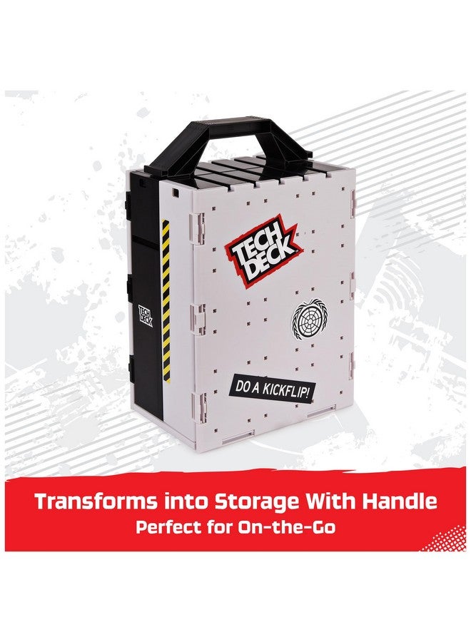 Tech Deck تكنيك ديك، حديقة بيركس المتحولة، منشئ حديقة إكس-كونكت، مجموعة ألعاب قابلة للطي بعرض 30 بوصة مع تخزين ولوحة أصابع حصرية، لعبة للأطفال من سن 6 سنوات وما فوق - Image 4