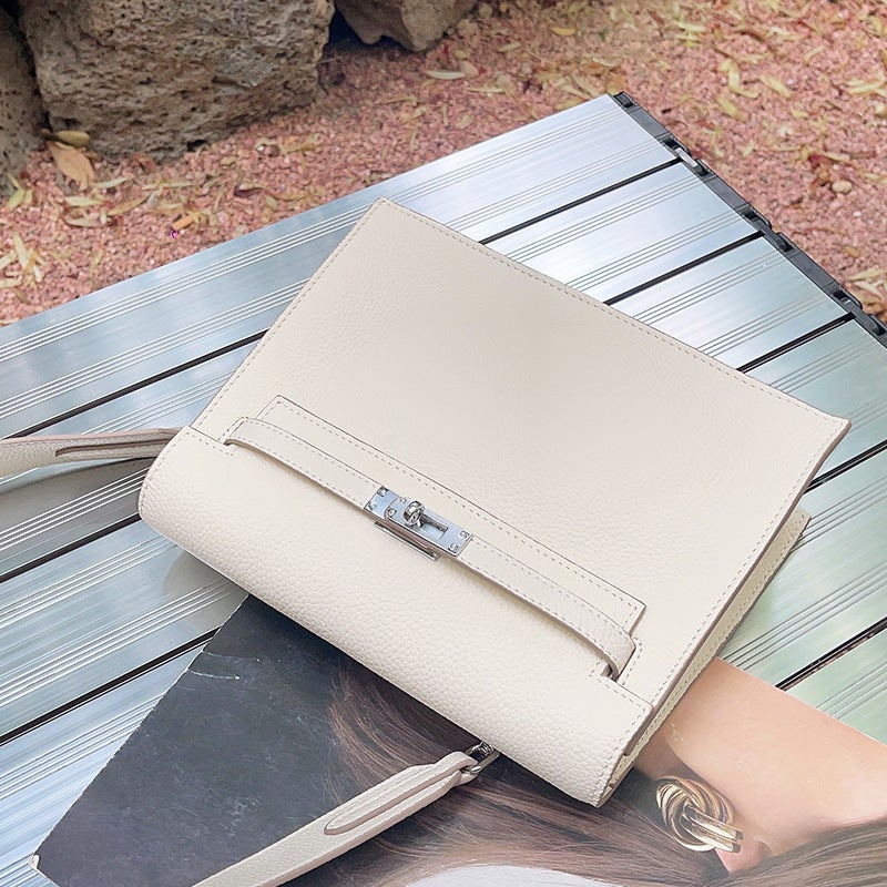 2023 Internet Celebrity'S Same Kelly Dance Bag Danse Genuine Leather Backpack Satchel Shoulder Crossbody Women'S Bag Simple - Image 1