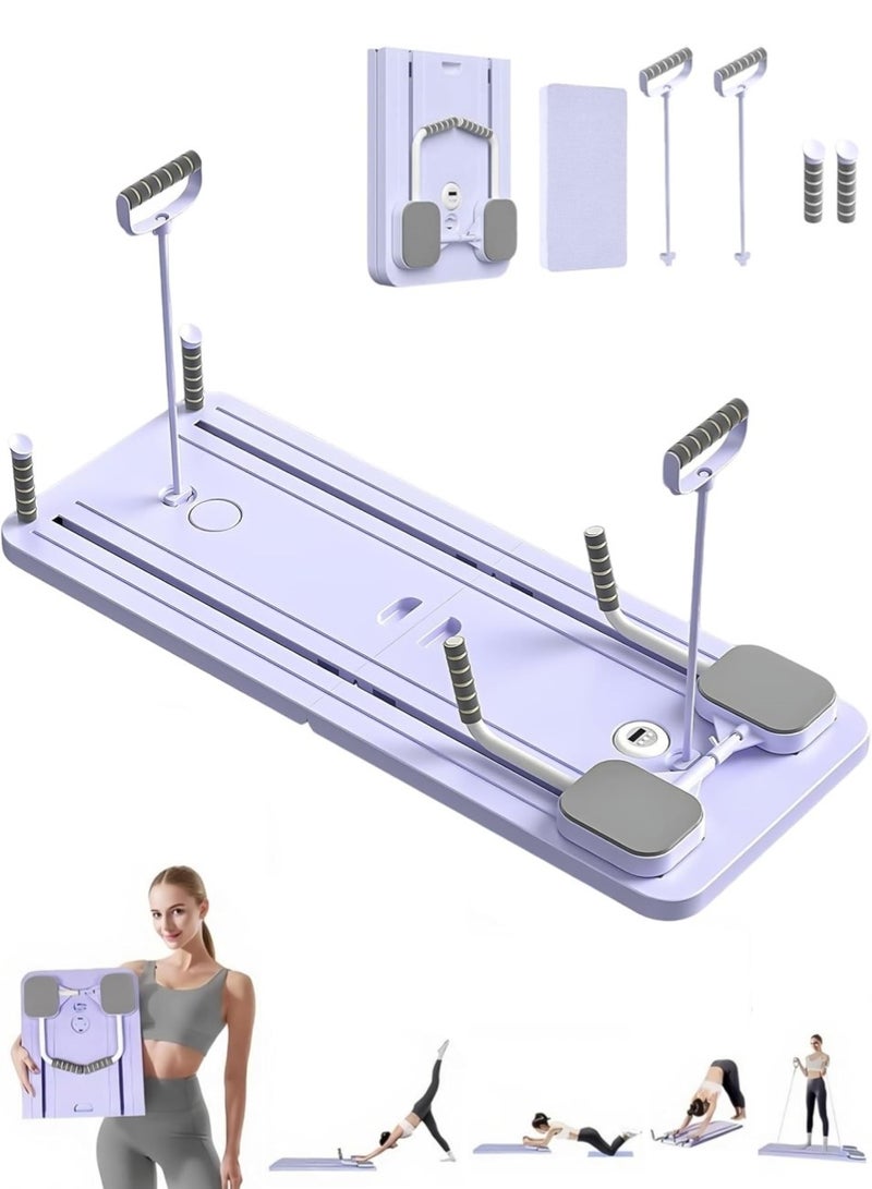 Changli Foldable Pilates Reformer Machine | 5-in-1 Ab Roller Board with LED Counter | Multifunctional Abdominal Workout |Core Workout Equipment | Compact UK Home Gym Fitness (Women & Men)​ - Image 1