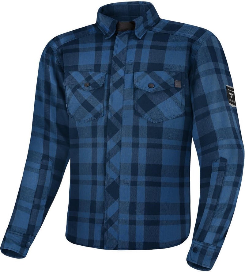 SHIMA Men's Renegade 2 Motorcycle Shirt - Blue, XXL - Image 1
