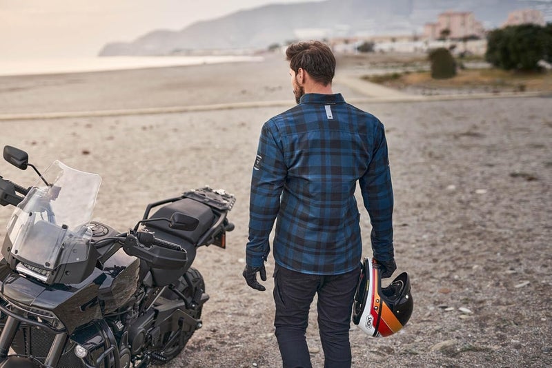 SHIMA Men's Renegade 2 Motorcycle Shirt - Blue, XXL - Image 2