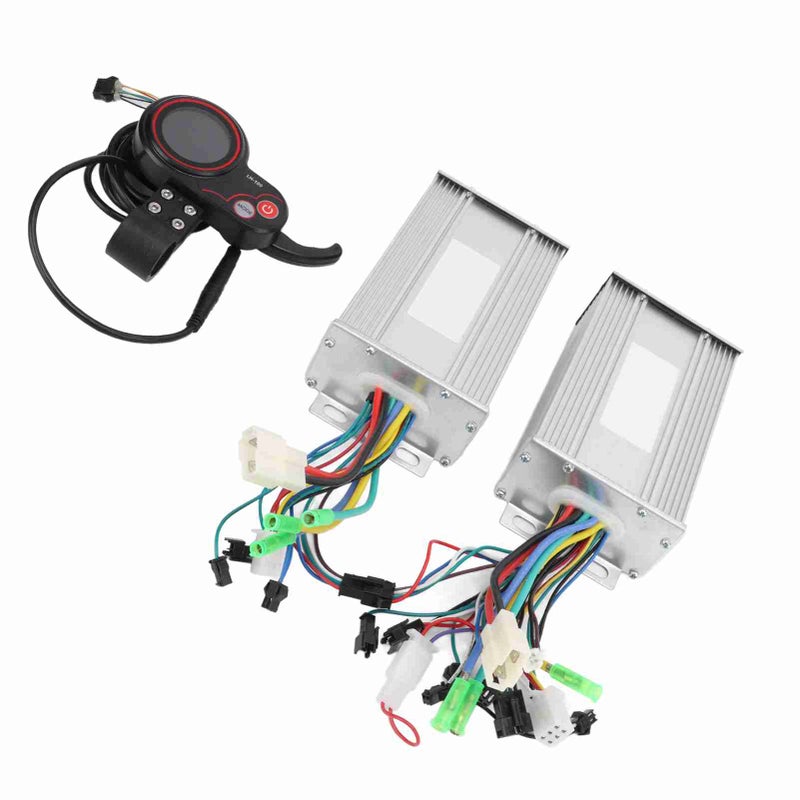 Electric Bicycle Motor Controller Dual Drive Electric Bicycle LCD Meter Controller - Image 5