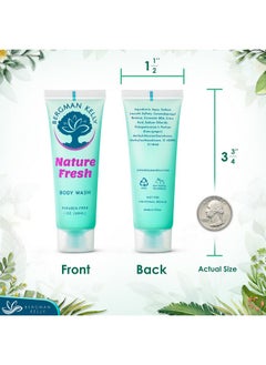 BERGMAN KELLY Travel Size Body Wash (1 Fl Oz 100 Pk Nature Fresh) Delight Your Guests With A Refreshing & Soothing Hotel Body Wash Quality Mini And Small Size Guest Hotel Toiletries In Bulk  - Image 4