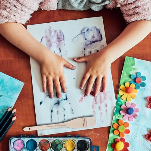 Pro Art Hake Paintbrush, 1-1/2-inch x 1-inch Brush, Natural - Image 4