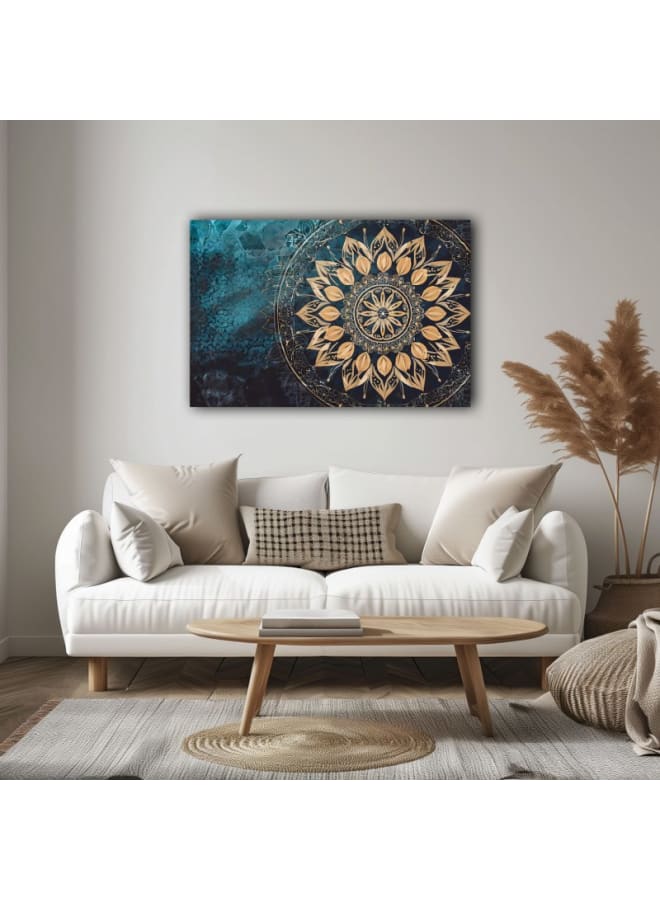 Home Gallery Amazing Mandala Design Printed On Canvas Wall Art - Image 1
