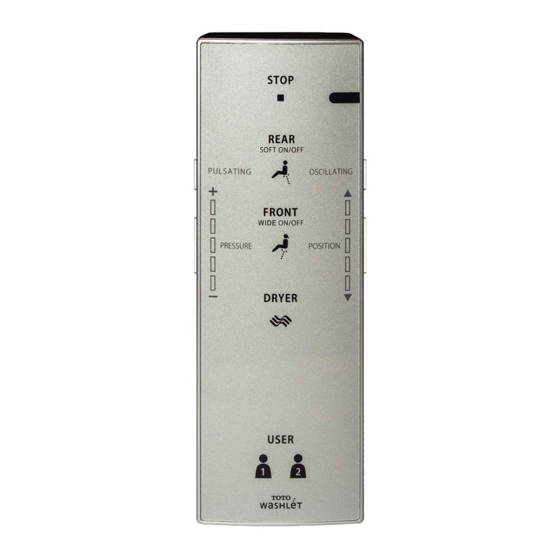 TOTO TTHU9489 Replacement Remote Control Assembly for S350E Washlet N/A - Image 4