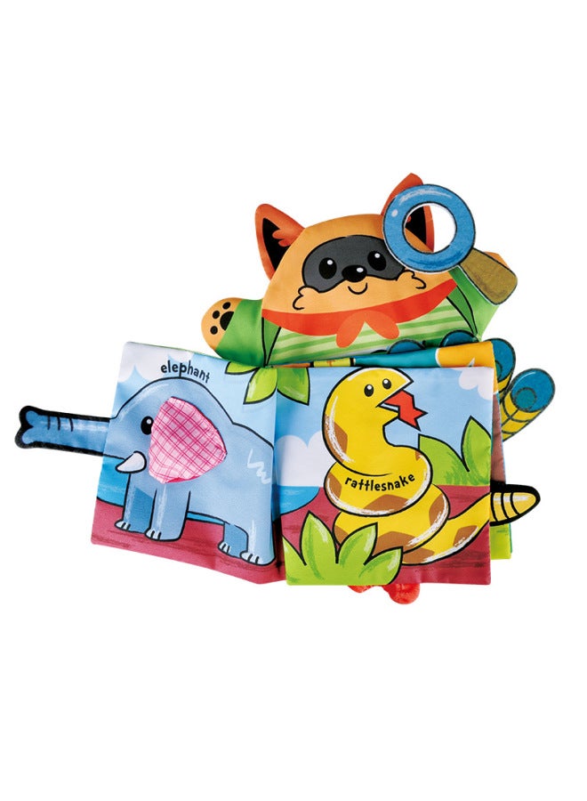 PayPal Baby Cloth Book Early Education Baby Tear Can Not Be Broken Three-dimensional Tail Hand Puppet Puzzle Parent-child Interactive Educational Toys - Image 3