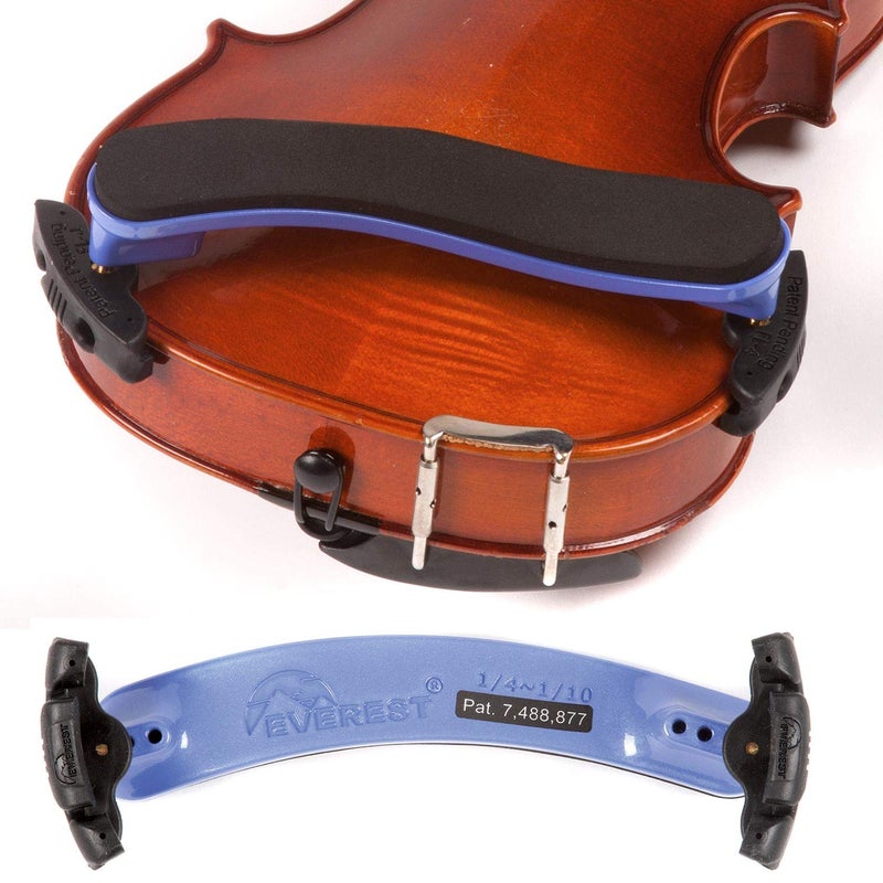 Everest ES1PU ES Series 1/4-1/10 Violin Adjustable Shoulder Rest - Purple - Image 1
