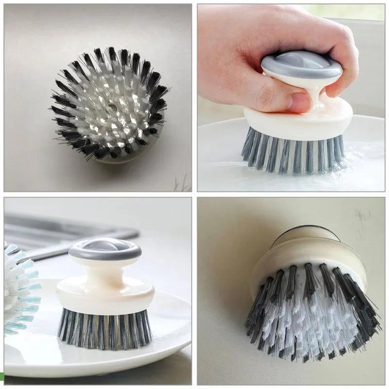 Multi-functional kitchen cleaning brush set for removing stains, washing pots, dishes, and cleaning stoves, suitable for home use - Image 4