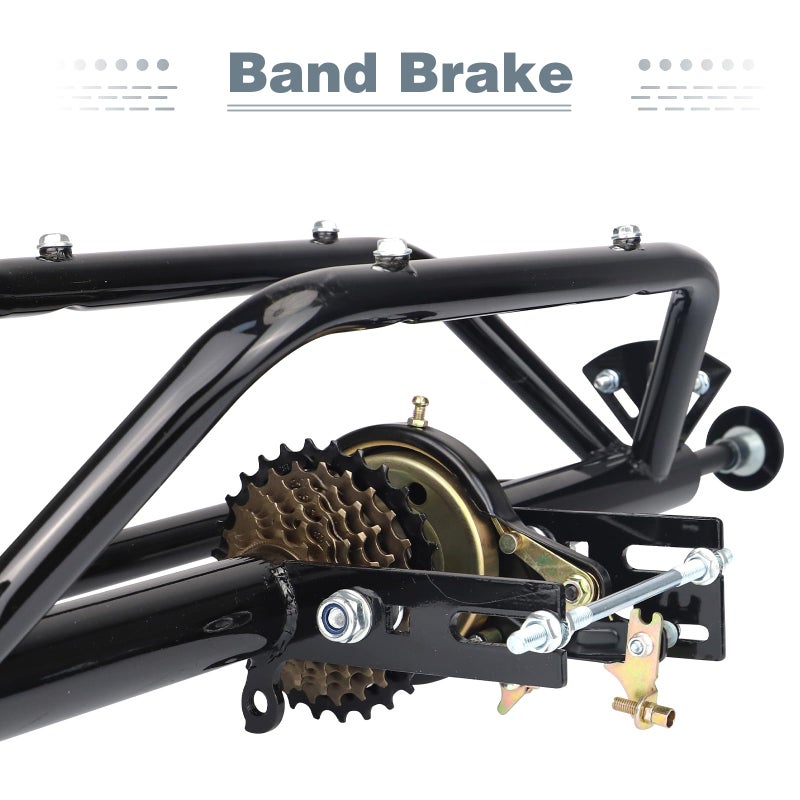 WEEROCK Tricycle Rear Axle Tricycle Conversion Kit 7 Speeds, 5/8Inch Axle(15.8mm) for 20" 24" 26" Trike, 3 Wheel Bikes - Image 5